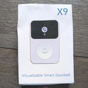 X9 Visualizable Smart Doorbell - Black and White